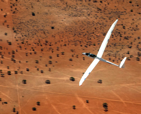 Gliding over the Namib Desert